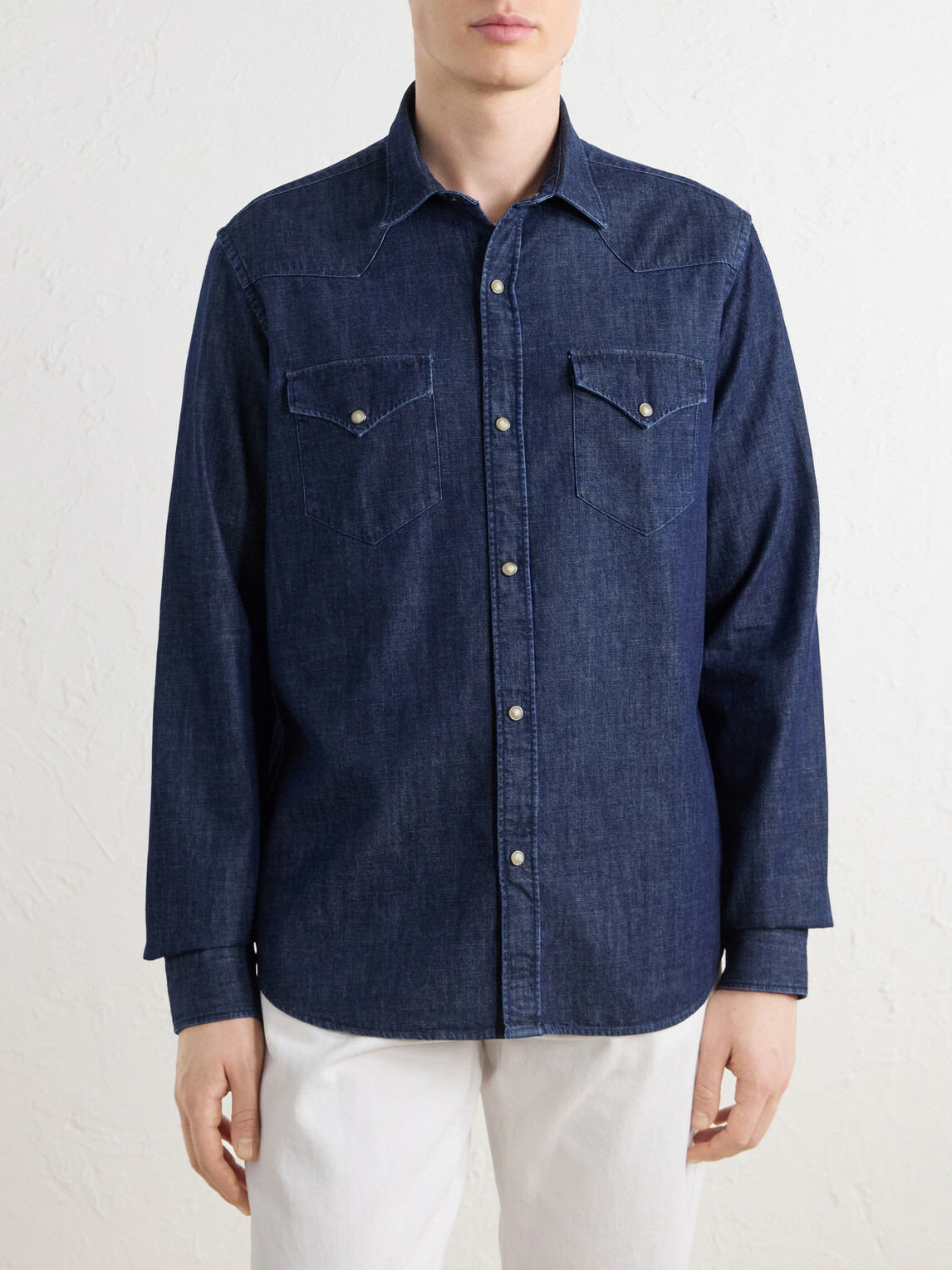 Canali - Denim Shirt - Blue