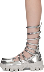Rombaut Silver MJ High Loafers