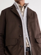 Slowear - Cotton and Cashmere-Blend Gabardine Blouson Jacket - Brown