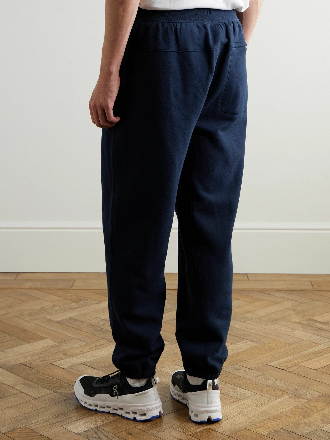 Lululemon - Steady State Tapered Cotton-Blend Jersey Sweatpants - Blue