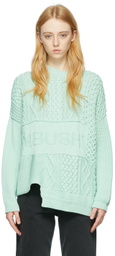 AMBUSH Green Cotton Sweater