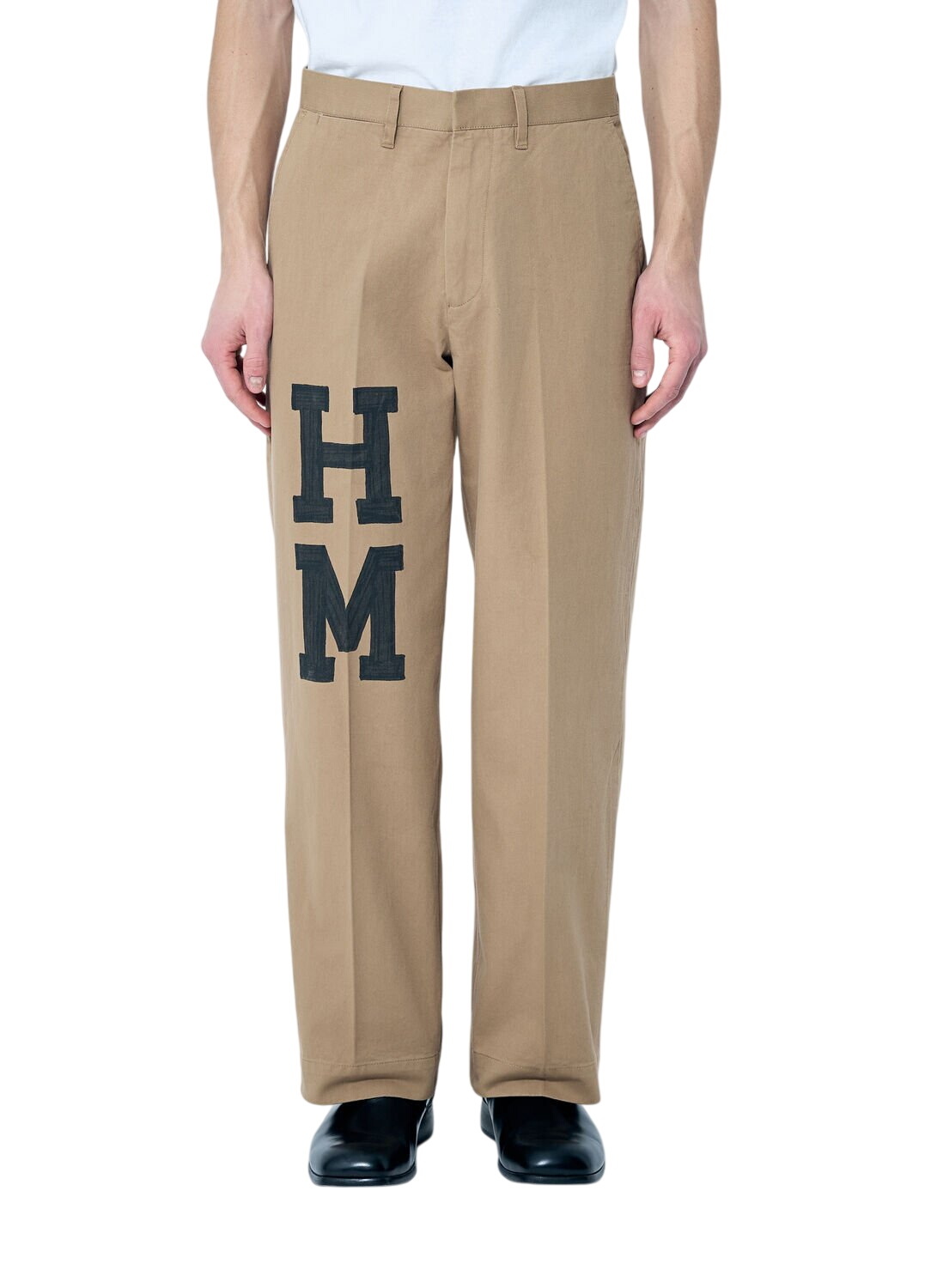 Human Made Men's Duck Double Knee Pants in Brown Human Made