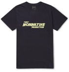 nonnative - Logo-Print Cotton-Jersey T-Shirt - Blue