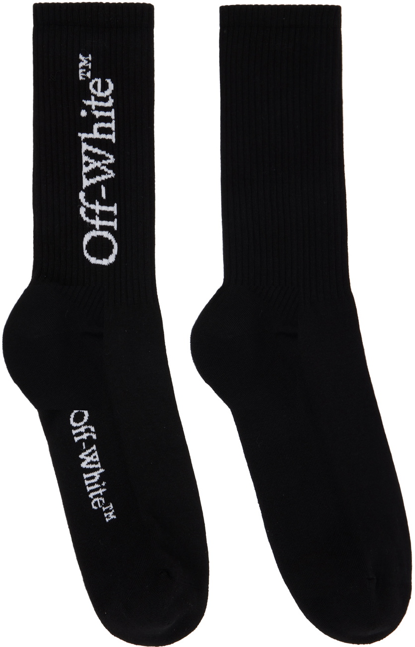 Off-White Black Logo Socks Off-White