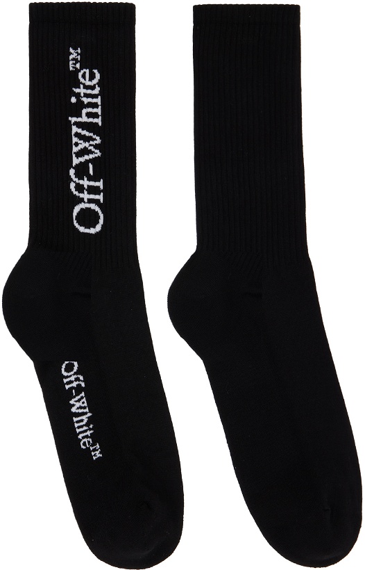 Photo: Off-White Black Logo Socks