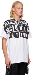 Alexander McQueen White Printed T-Shirt