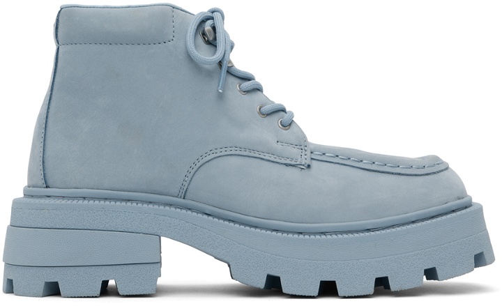 Photo: Eytys Blue Tribeca Lace-Up Boots