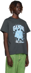 GANNI Gray Dream Bunny T-Shirt