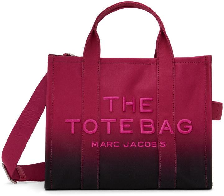 Photo: Marc Jacobs Pink & Black 'The Ombré Coated Canvas Medium' Tote