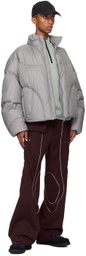 A. A. Spectrum Gray Boules Down Jacket
