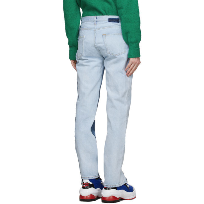 Maison Margiela Blue Spliced Jeans Maison Margiela