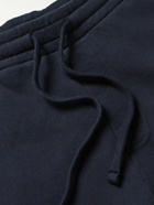 Hartford - Jog Tapered Cotton-Jersey Sweatpants - Blue