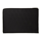 Fendi Black Forever Fendi Embossed Pouch