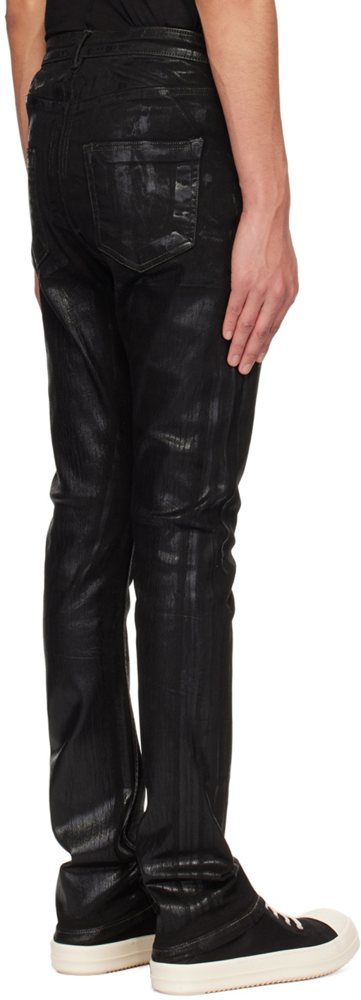 Rick Owens DRKSHDW Black Detroit Cut Jeans Rick Owens Drkshdw