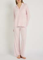 Skims Logo-embroidered Stretch-modal Pyjama set Multicoloured
