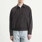Kaptain Sunshine Men's Wool Poplin Zip Blouson in Espresso