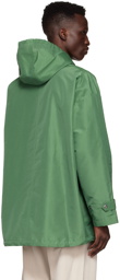 AURALEE Green Silk Jacket