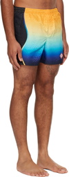 Casablanca Multicolor Gradient Jacquard Swim Shorts