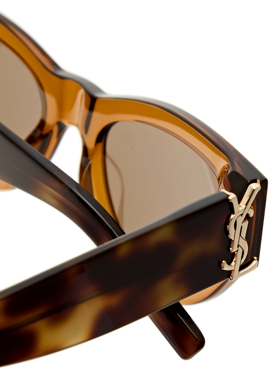 Saint Laurent Cat-eye Sunglasses - Brown Havana - One Size  display picture 1