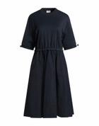 Moncler Womens Midi dress in Navy