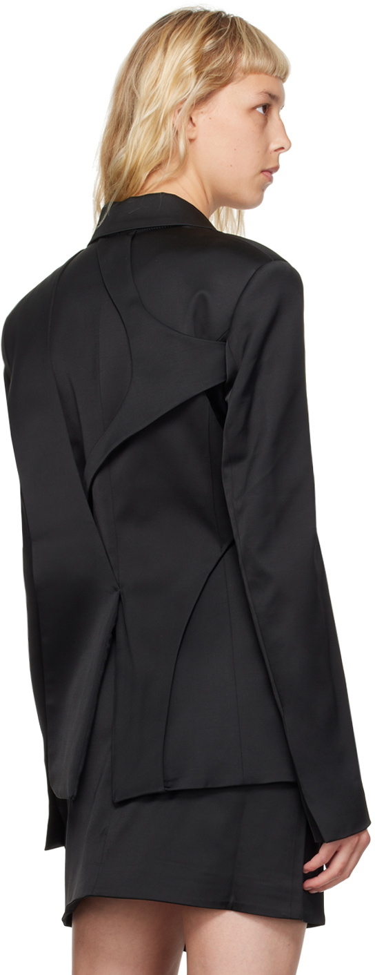 HELIOT EMIL Black Harness Blazer