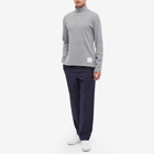 Thom Browne Men's Long Sleeve Turtleneck T-Shirt in Light Grey