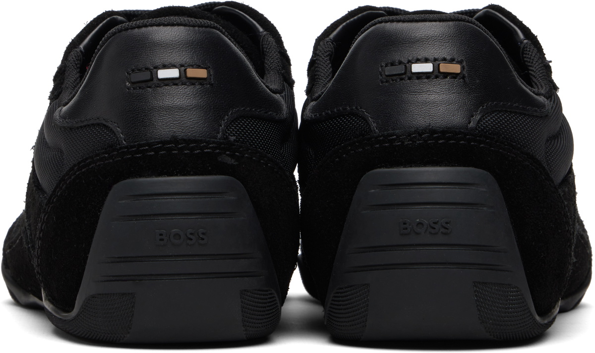 BOSS Black Suede Sneakers BOSS
