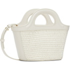 Marni White Tropicalia Micro Tote