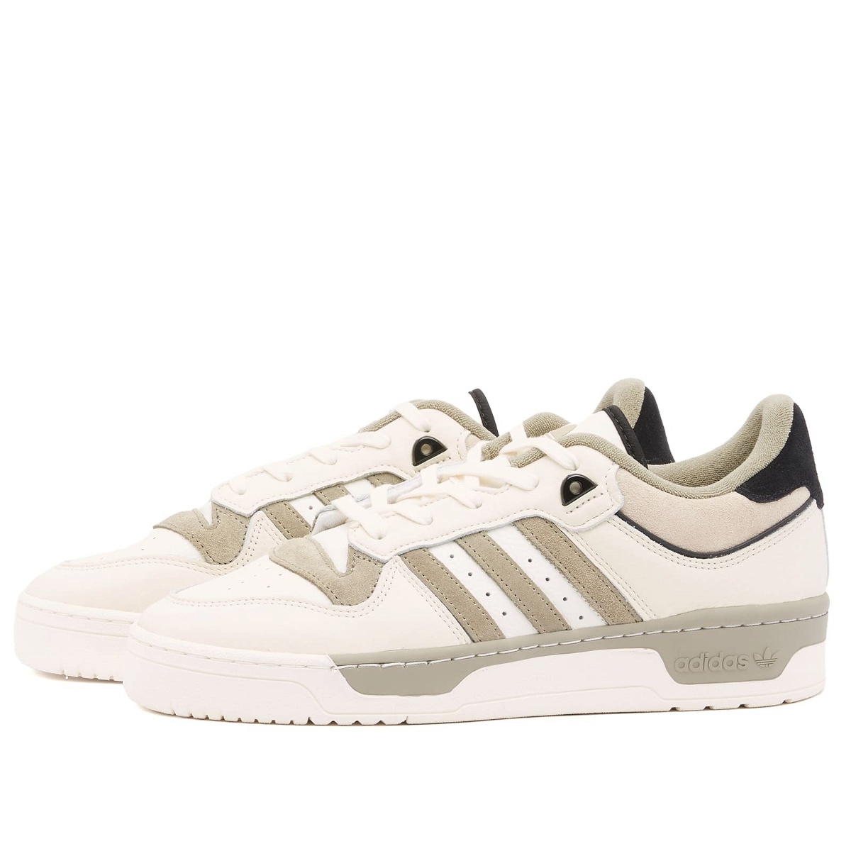Photo: Adidas Men's Rivalry 86 Low Sneakers in Off White/Core Black
