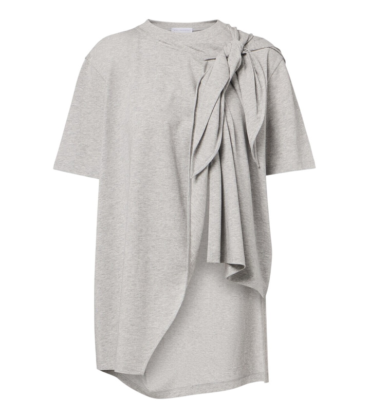 Photo: Stella McCartney Draped asymmetric cotton jersey top