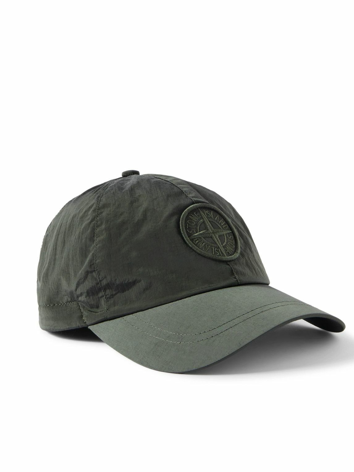 Stone Island - Logo-Appliquéd ECONYL® Nylon Metal Cap - Green