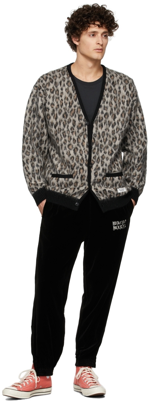 WACKO MARIA Black Velvet 'Guilty Parties' Lounge Pants Wacko Maria