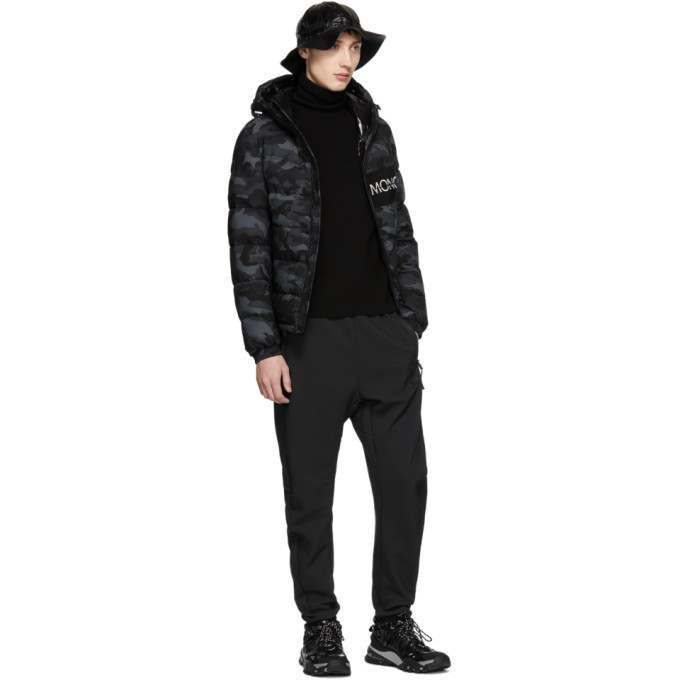 Moncler Grenoble Black Ciclista Turtleneck Moncler Grenoble