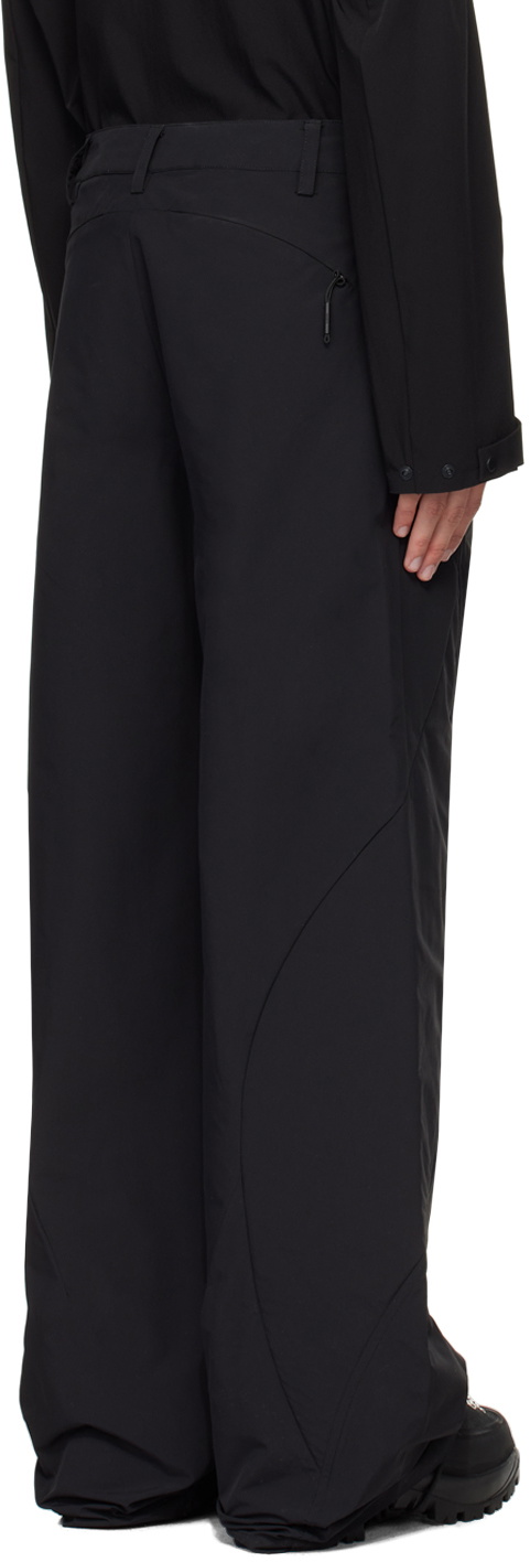 HELIOT EMIL Black Padded Technical Cargo Pants Heliot Emil