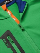 RLX Ralph Lauren - Stretch Recycled-Jersey Half-Zip Top - Green