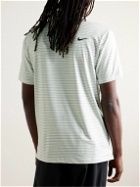 Nike Golf - Tour Striped Dri-FIT Golf Polo Shirt - White