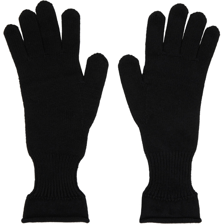Photo: ISSEY MIYAKE Black Breeze Knit Gloves