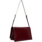 Jil Sander Burgundy File Small Bag
