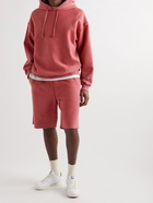 Champion - Logo-Appliquéd Cotton-Blend Jersey Hoodie - Red