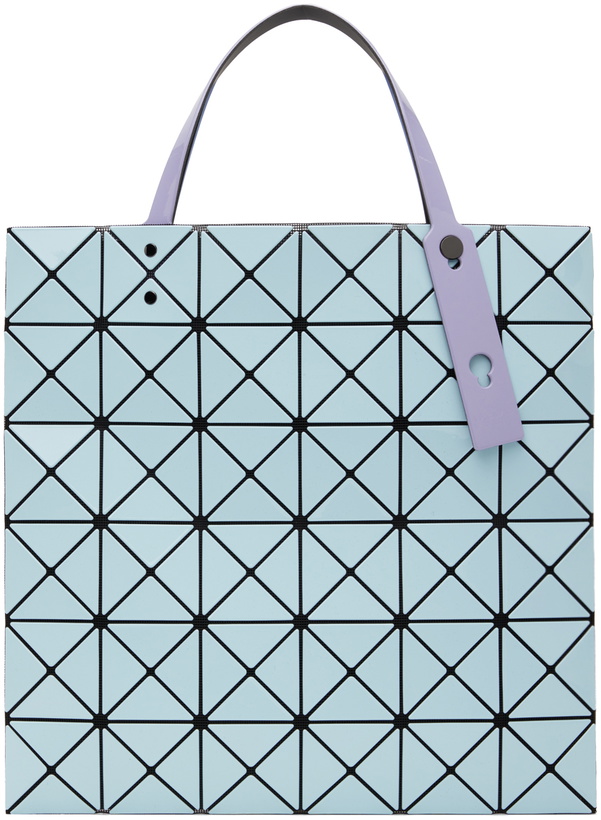 Photo: BAO BAO ISSEY MIYAKE Blue & Purple Lucent Gloss Mix Tote