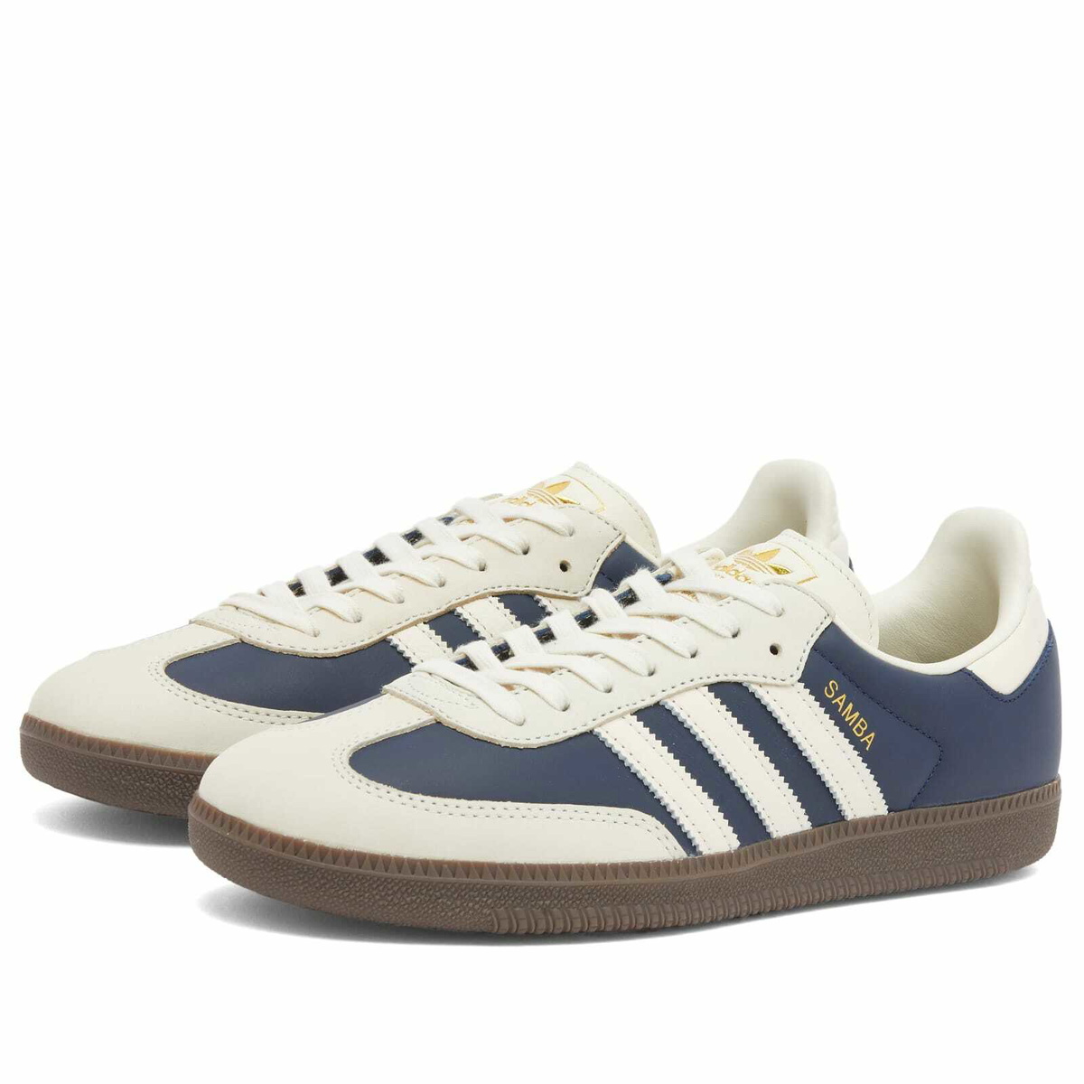 Adidas Women's Samba OG W Sneaker in Night Indigo/White
