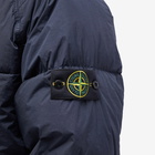 Stone Island Men's Crinkle Reps Hooded Down Jacket in Navy Blue