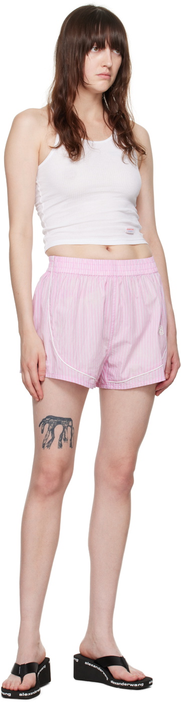alexanderwang.t Pink Track Shorts