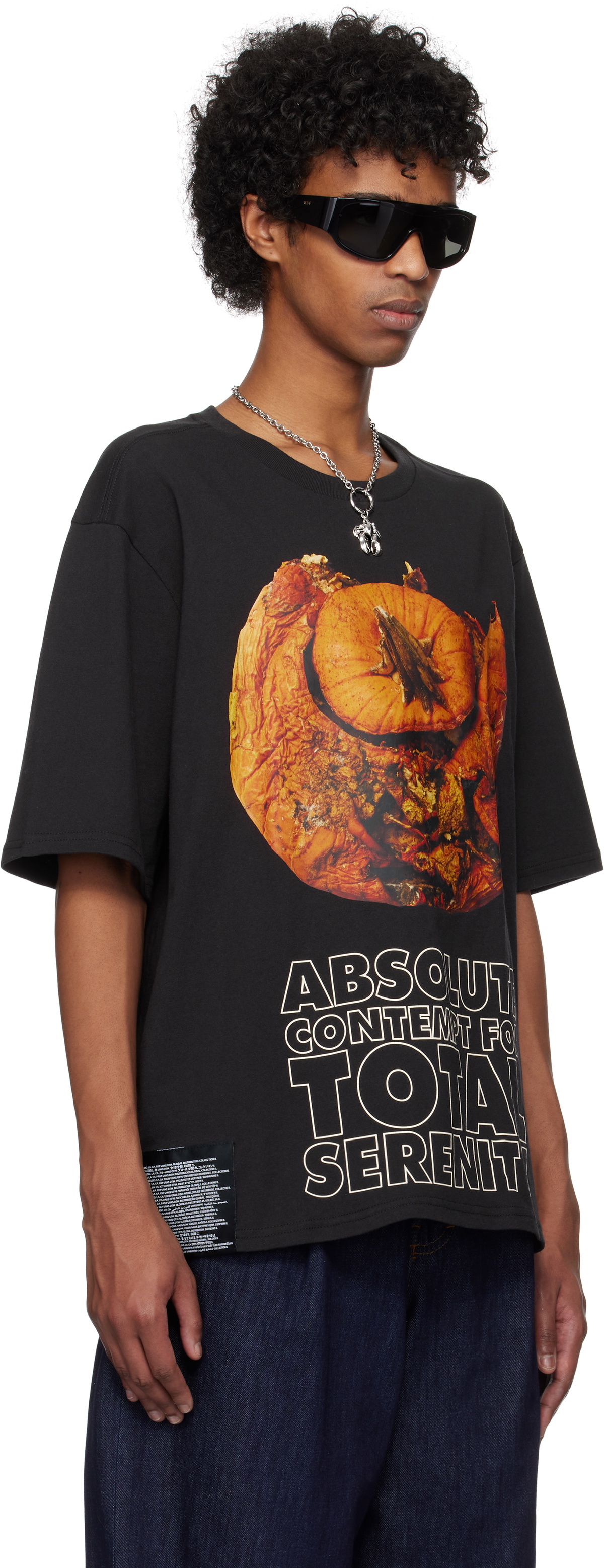 S.R. STUDIO. LA. CA. Black OTW by Vans Edition Acts Oversized Short Sleeve T-shirt