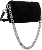 Marc Jacobs Black 'The Mini Faux-Fur' Bag