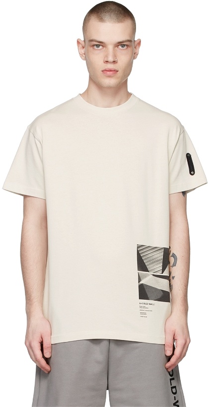 Photo: A-COLD-WALL* Off-White Scan T-Shirt
