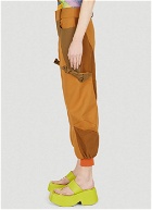 Bombacho Colour Block Pants in Brown