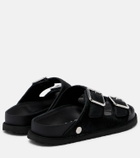 Birkenstock 1774 Arizona calf hair slides