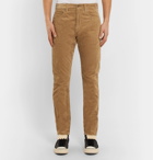 Beams Plus - Slim-Fit Cotton-Corduroy Trousers - Men - Beige