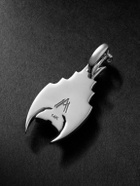 Alex Moss New York - Cave Dweller 14-Karat White Gold, Diamond and Ruby Pendant